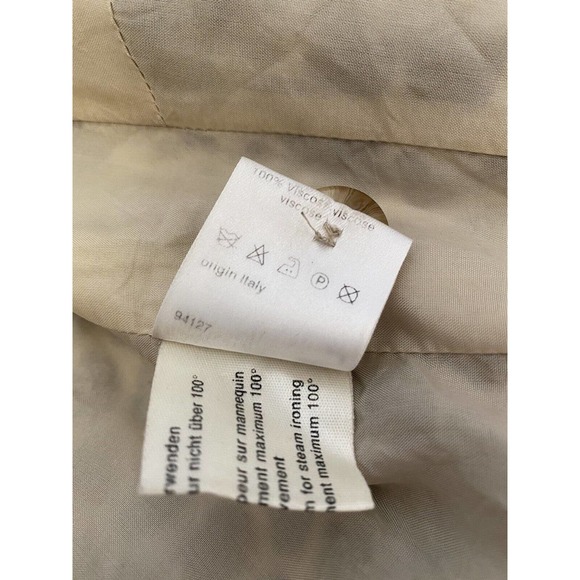 Akris Punto Vest Top Button Down Animal Giraffe Brown Sleeveless Lined C… - Picture 8 of 9